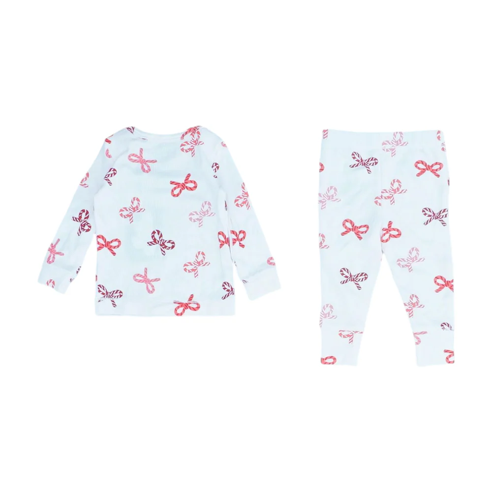 Pink Print Pajama Set - Image 2