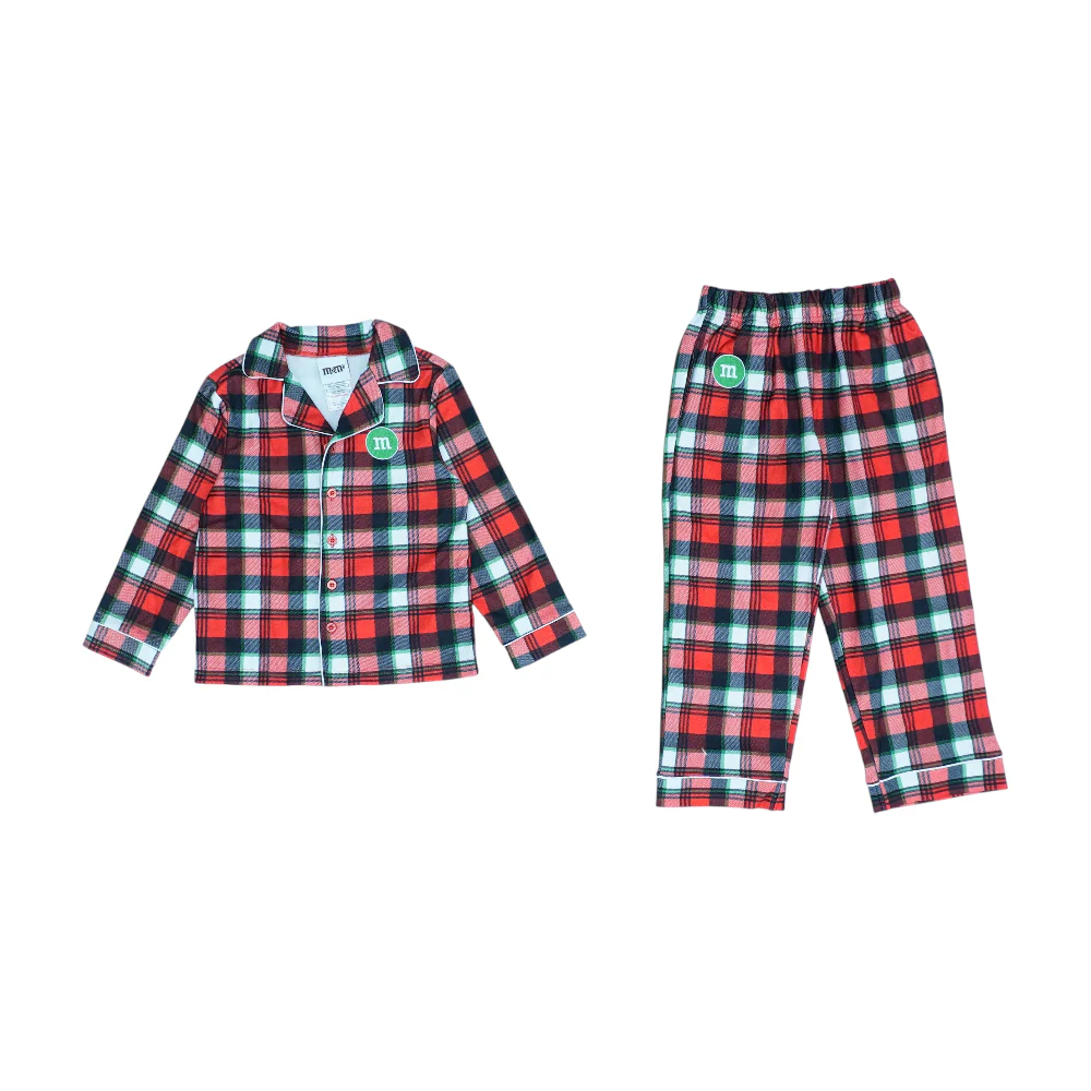 Red Plaid Pajama Set