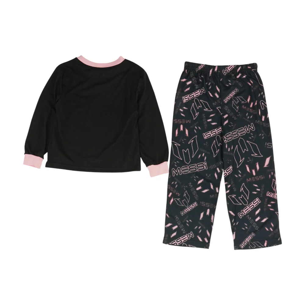 Black Graphic Pajama Set - Image 2