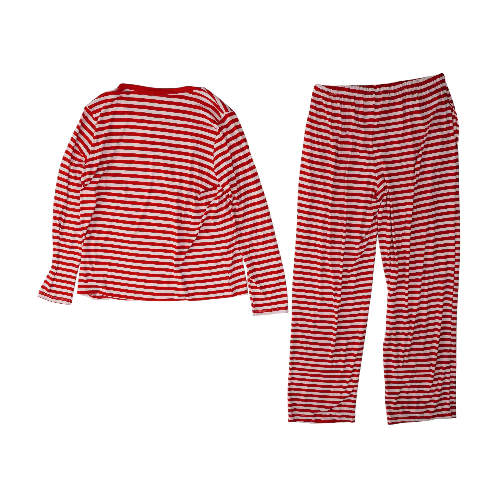 Red Striped Pajama Set - Image 2