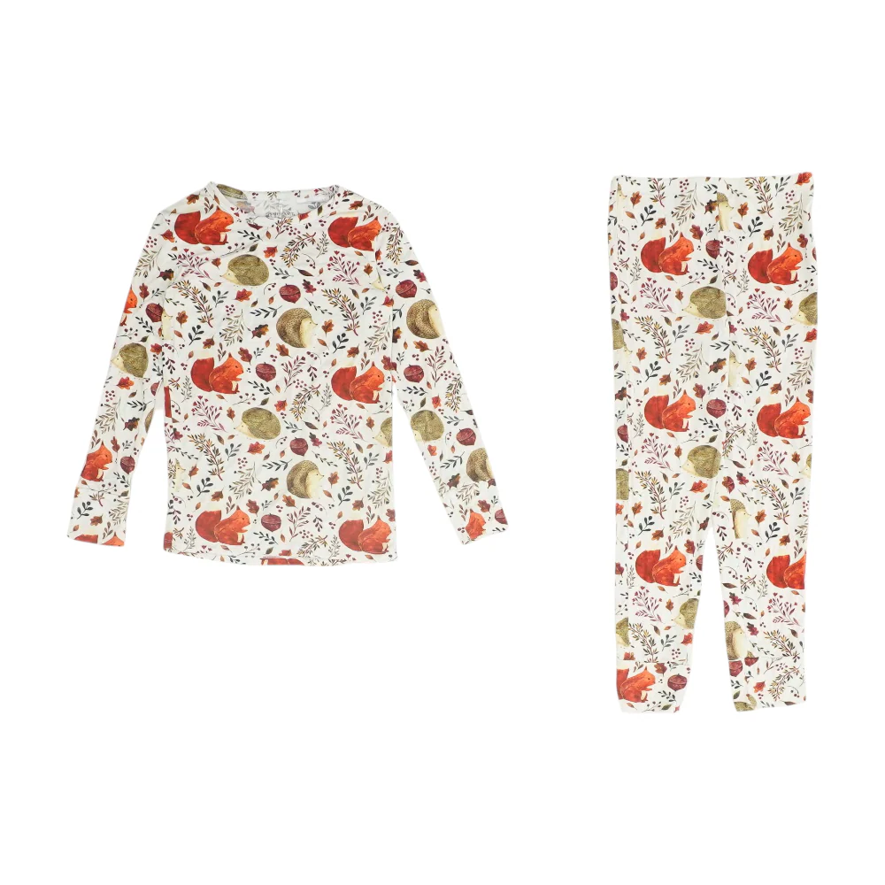 Multi Graphic Pajama Set