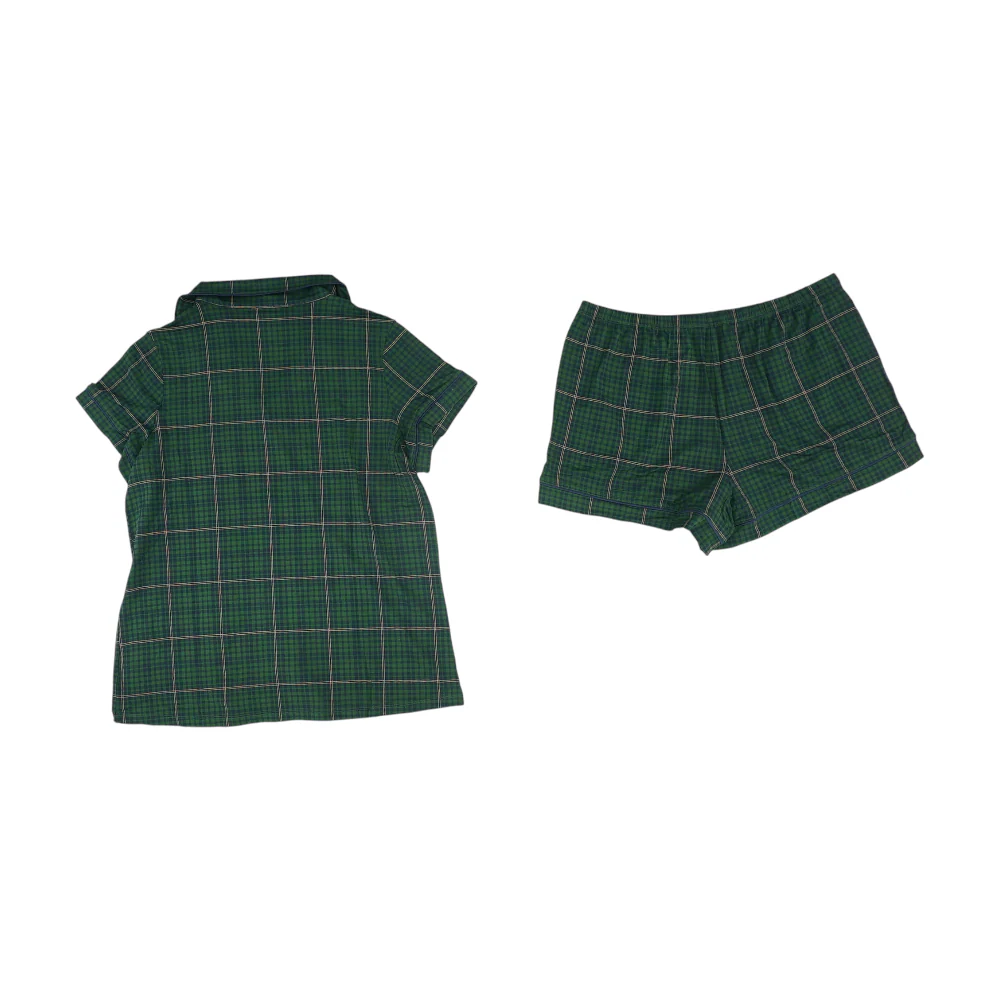 Green Plaid Pajama Set - Image 2