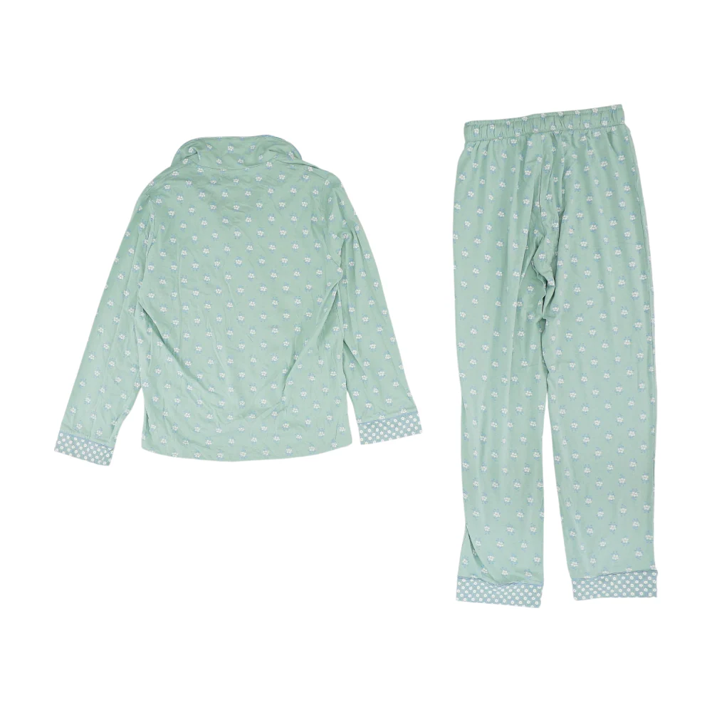 Green Floral Pajama Set - Image 2
