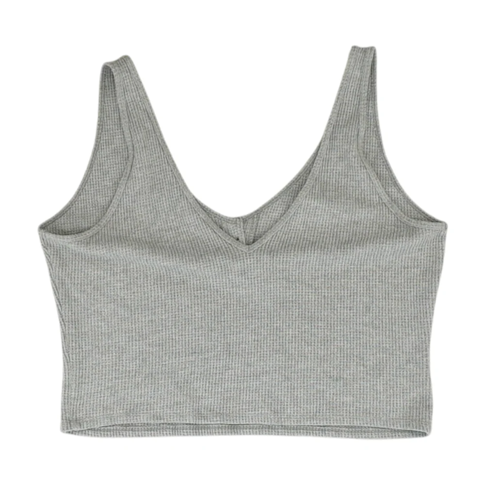 Gray Solid Pajama Top - Image 2