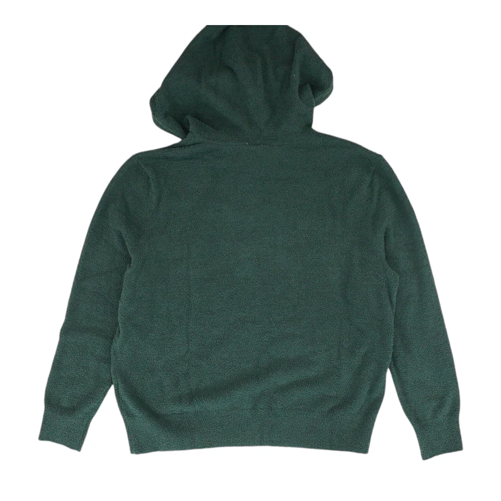 Green Solid Hoodie Pullover - Image 2