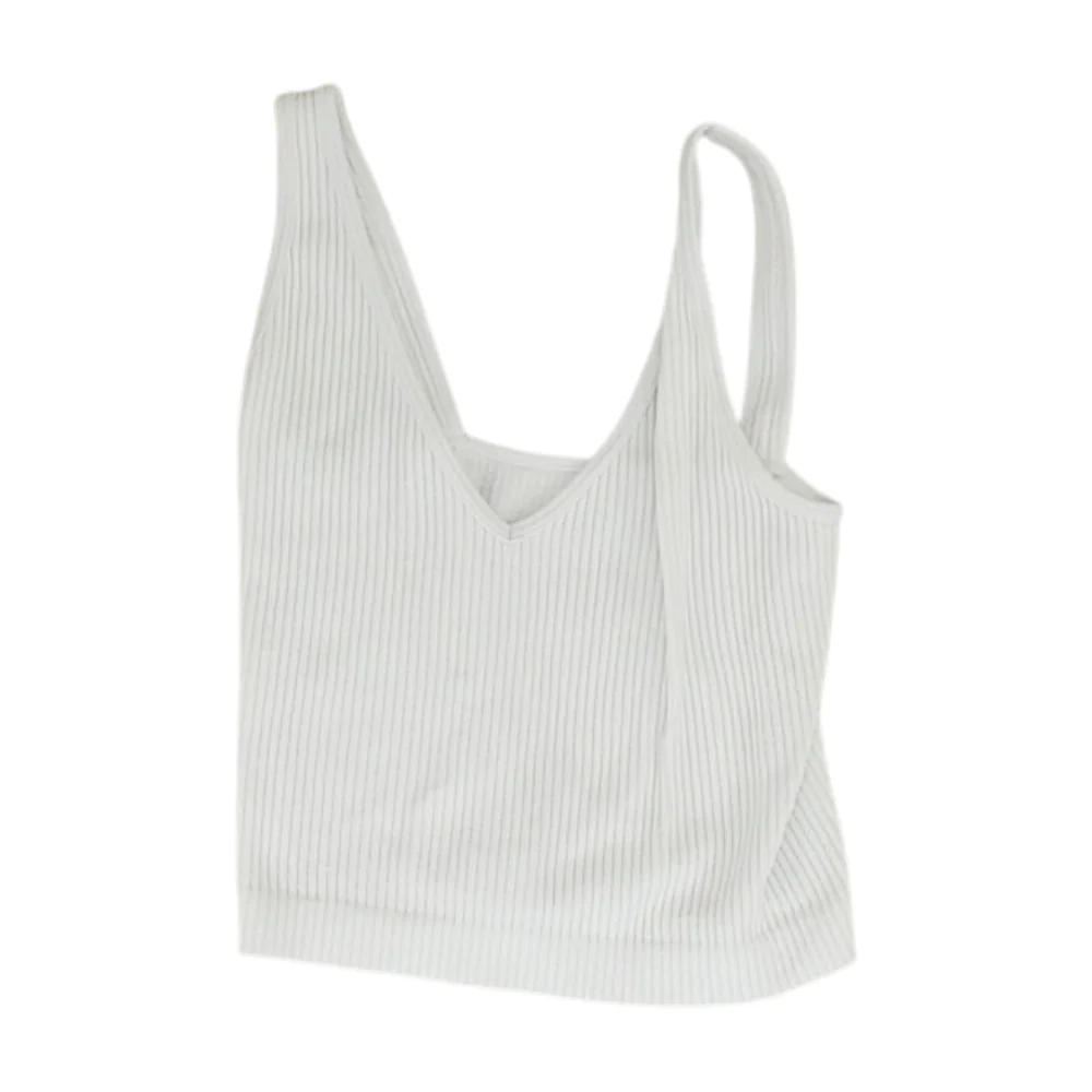 White Solid Pajama Top