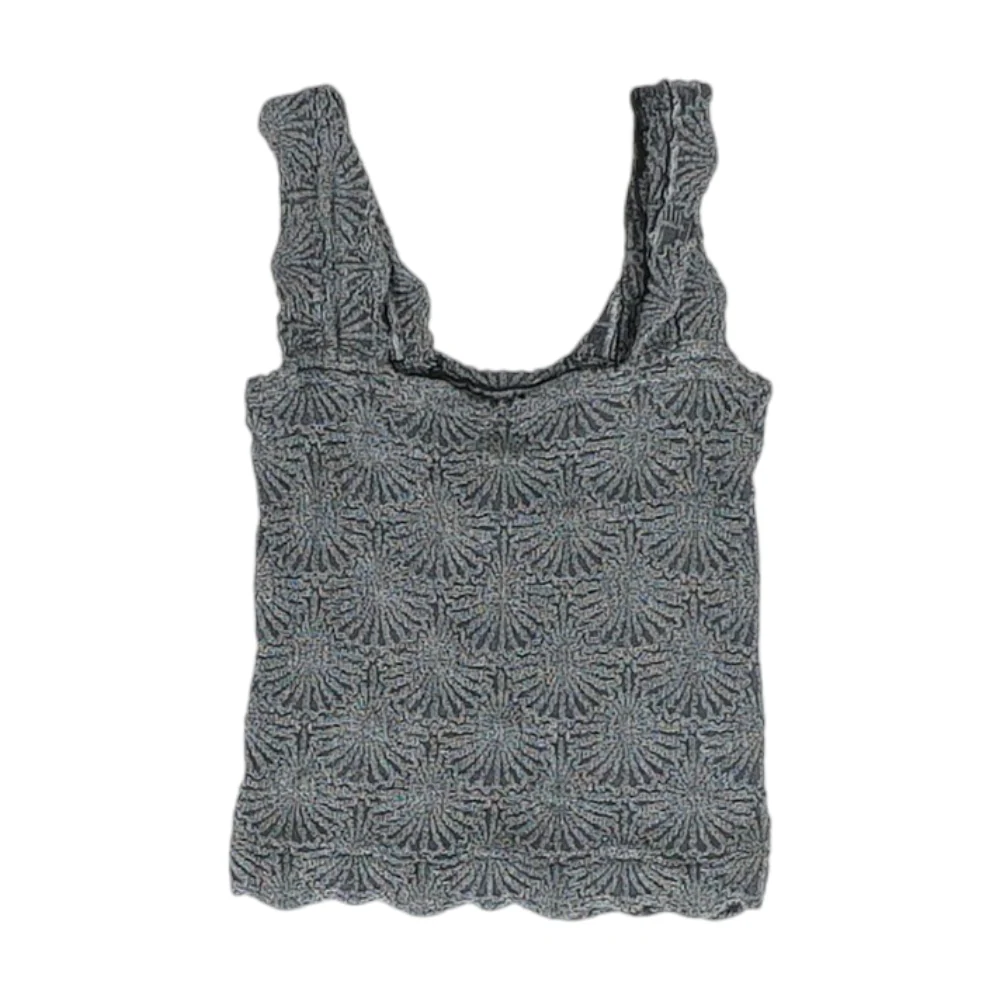 Gray Solid Pajama Top