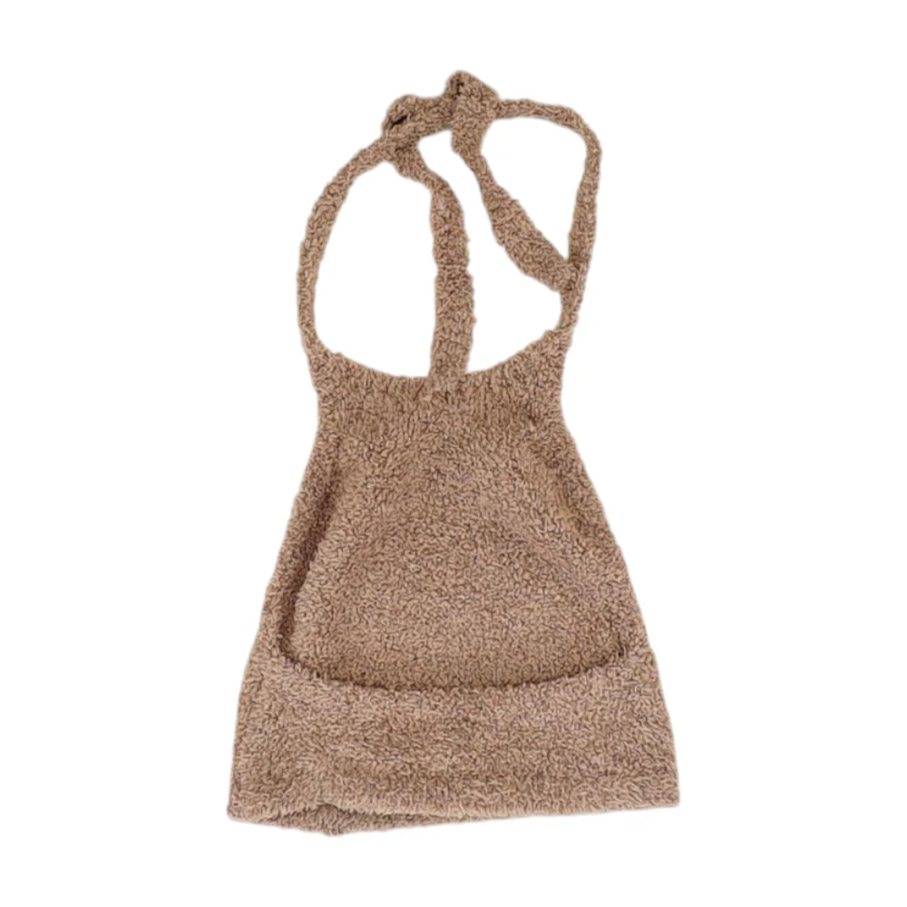 Brown Solid Pajama Top - Image 2