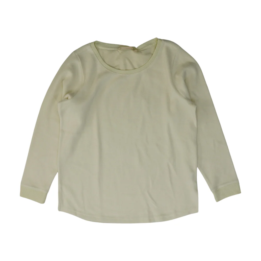 Ivory Solid Pajama Top