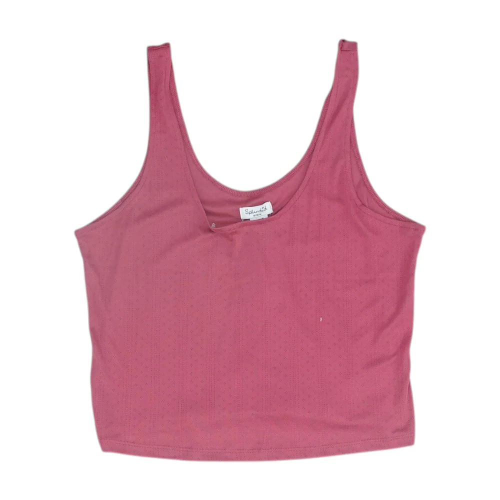Pink Solid Pajama Top