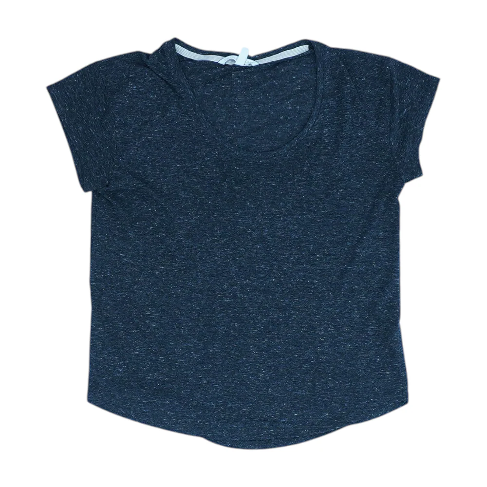 Black Solid Pajama Top
