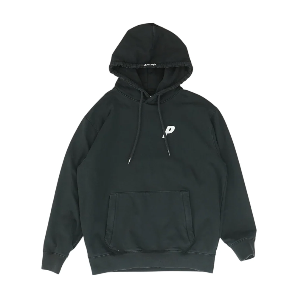 Black Solid Hoodie Pullover