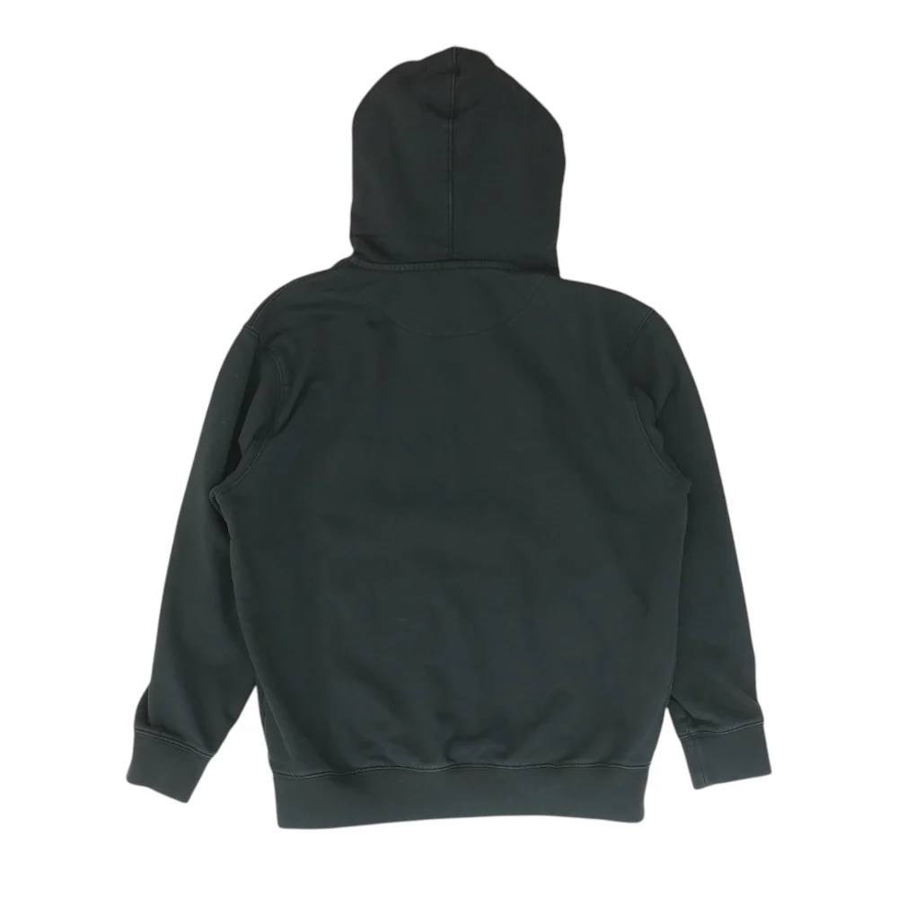 Black Solid Hoodie Pullover - Image 2