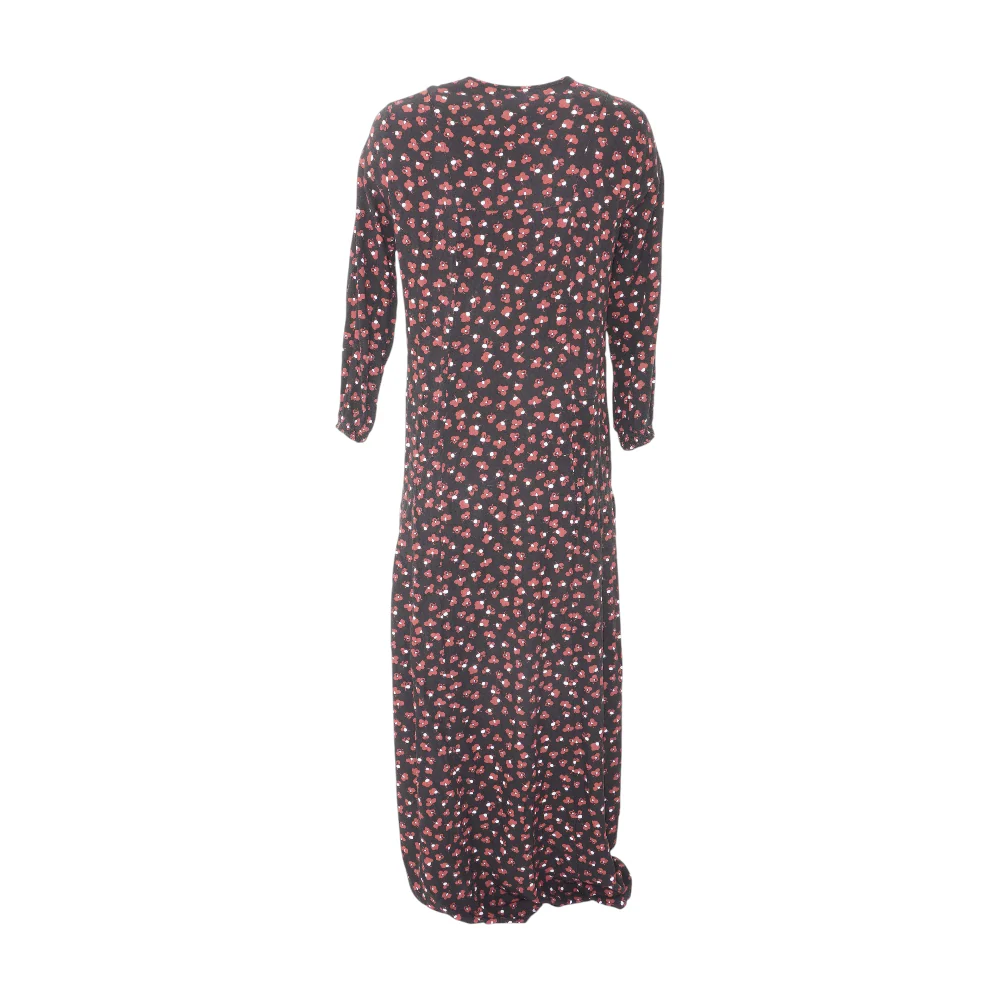 Black Floral Maxi Dress - Image 2
