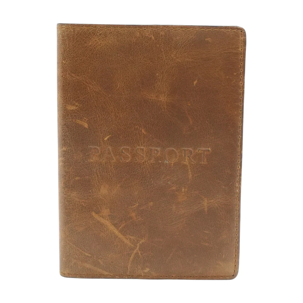 Brown Passport Cover