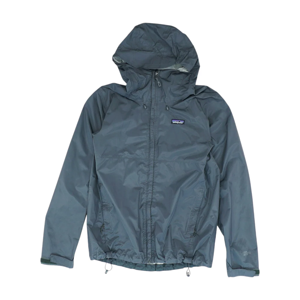 Gray Solid Rain Jacket