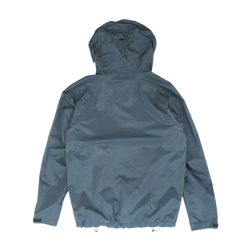 Gray Solid Rain Jacket - Image 2
