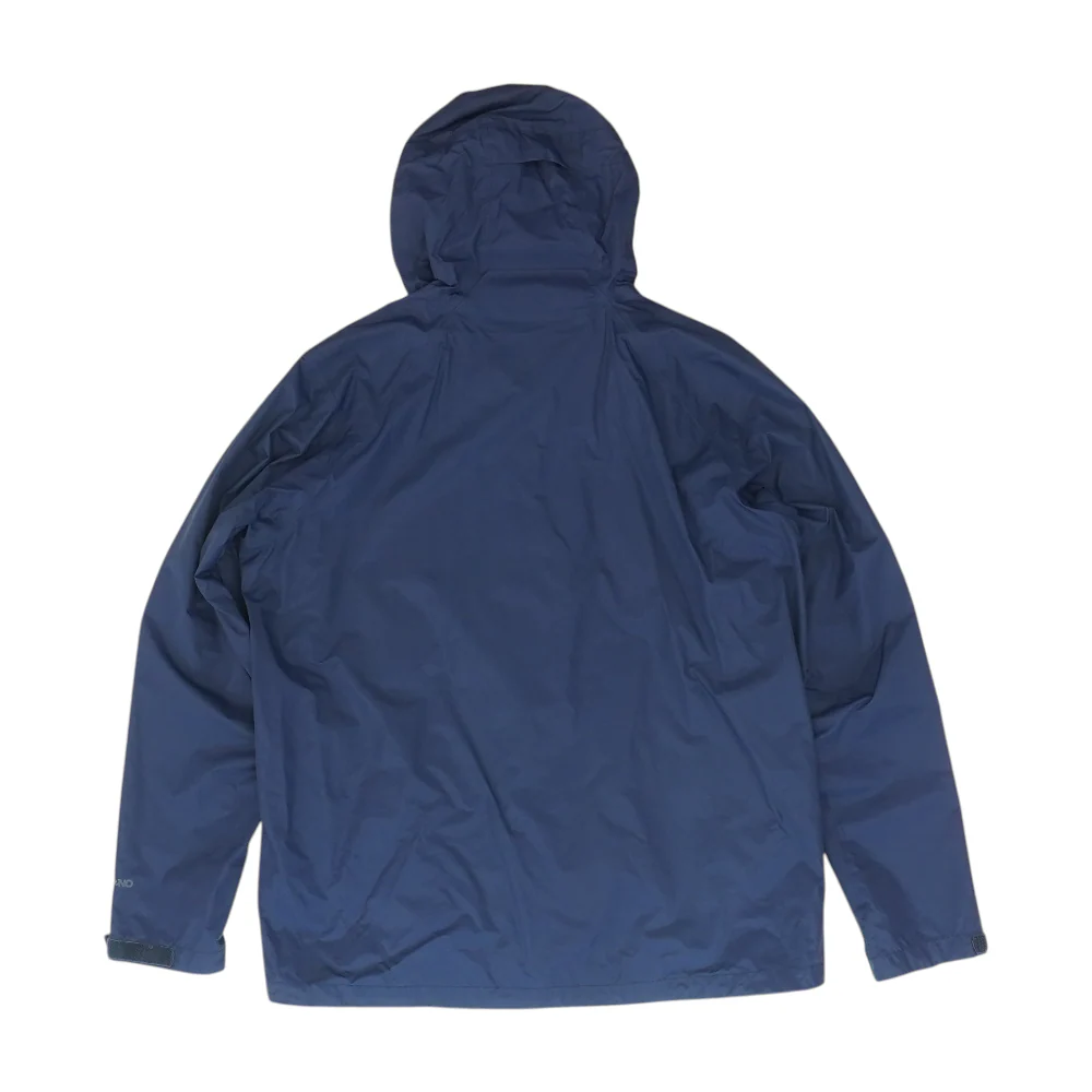 Navy Solid Rain Jacket - Image 2