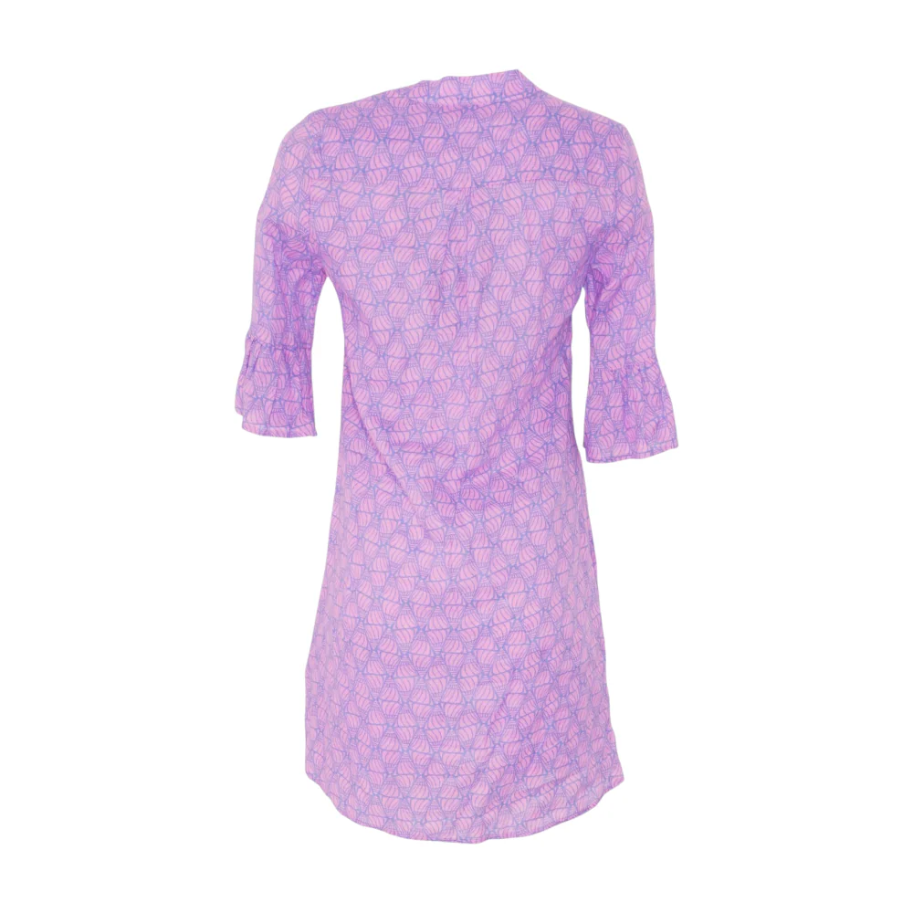 Pink Print Mini Dress - Image 2