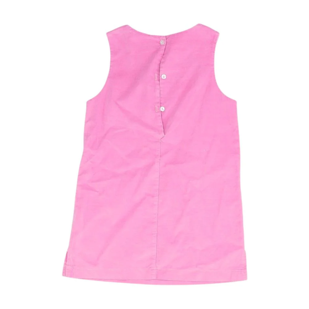 Pink Solid Dress - Image 2