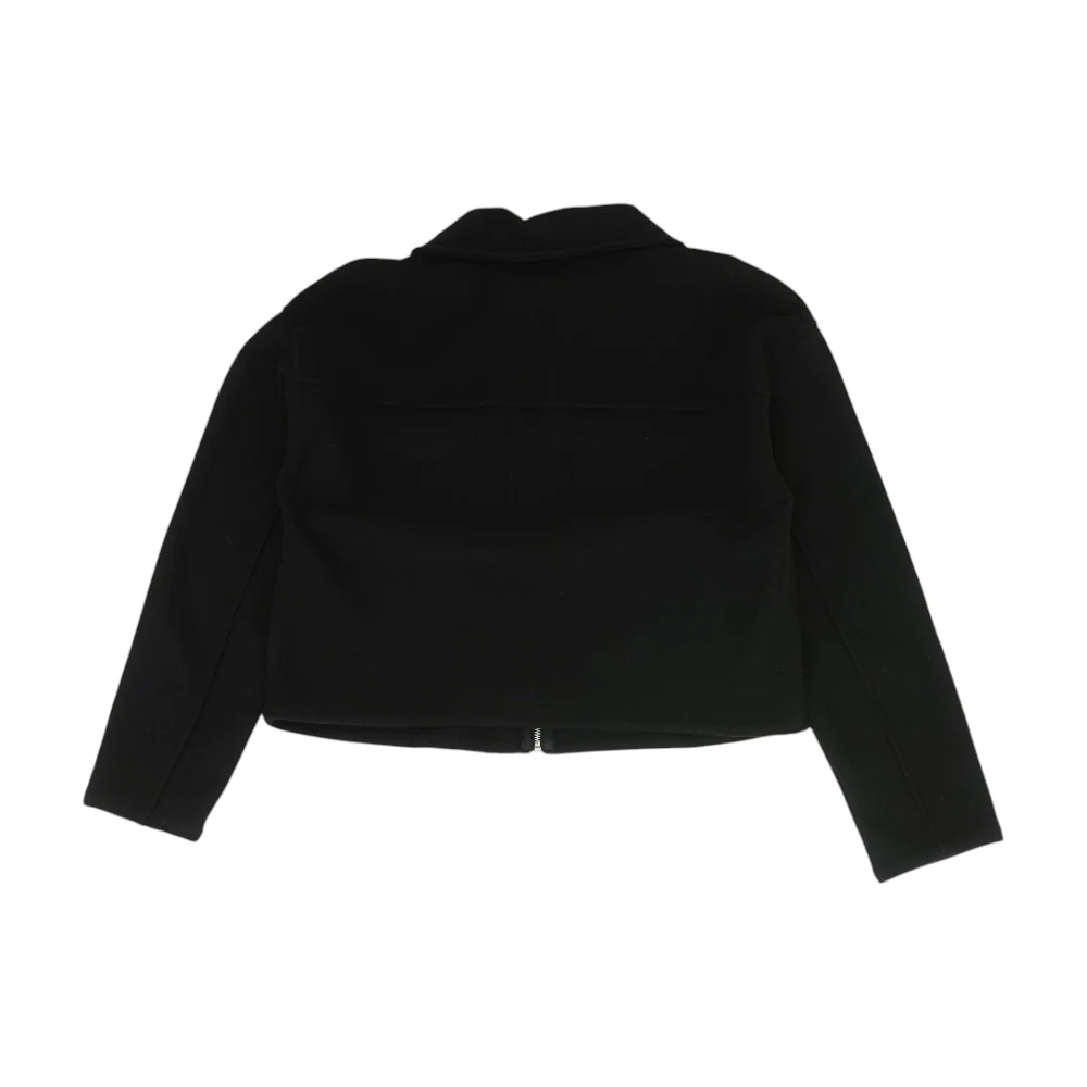 Black Solid Jacket - Image 2