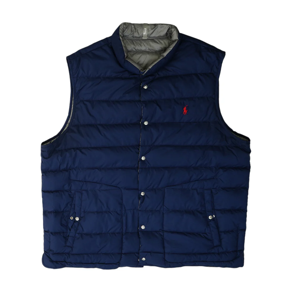 Navy Tall Solid Vest