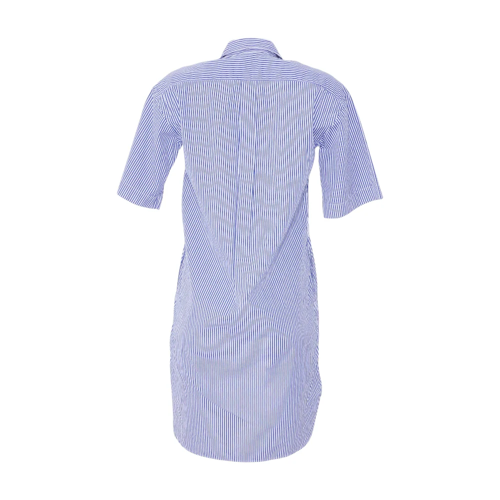 Blue Striped Midi Dress - Image 2