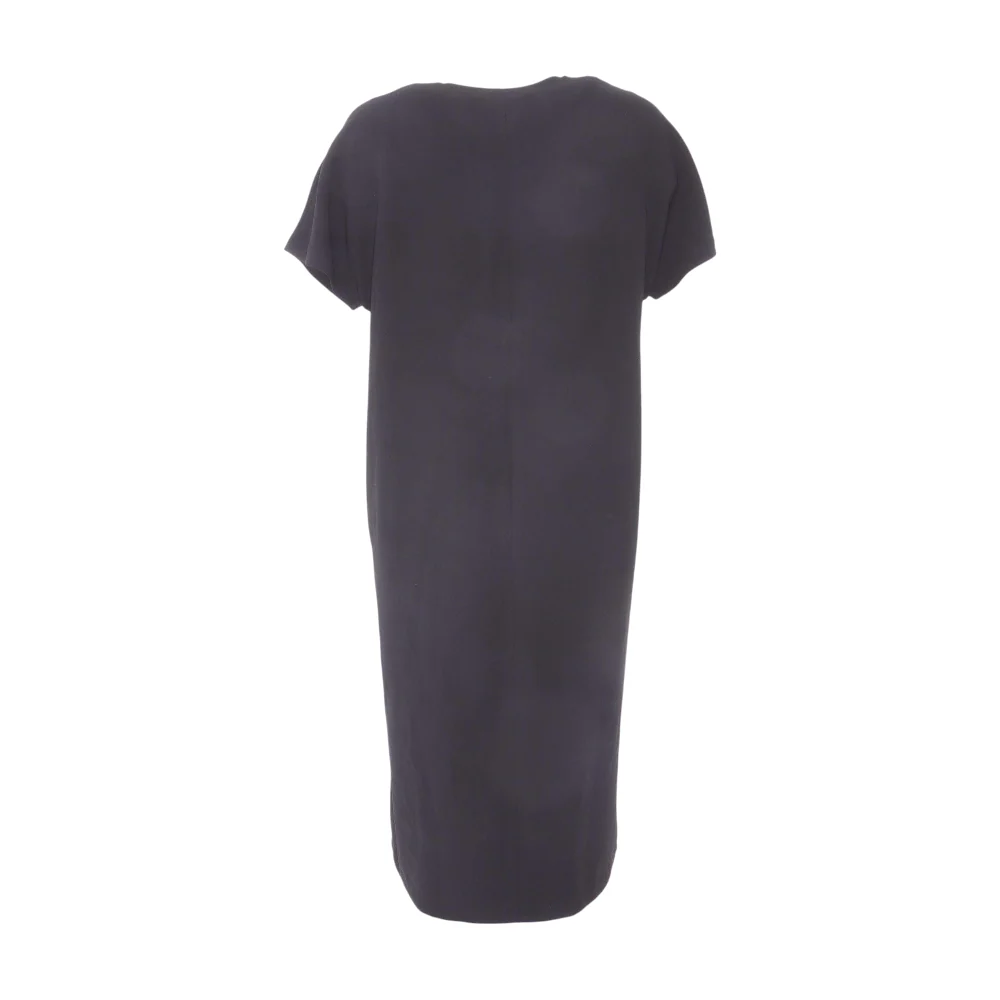 Black Color Block Midi Dress - Image 2