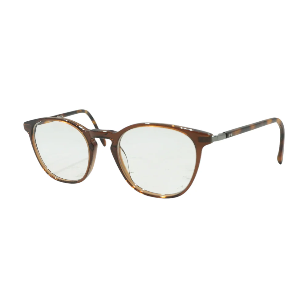 Brown Benjamin Round Prescription Eyewear