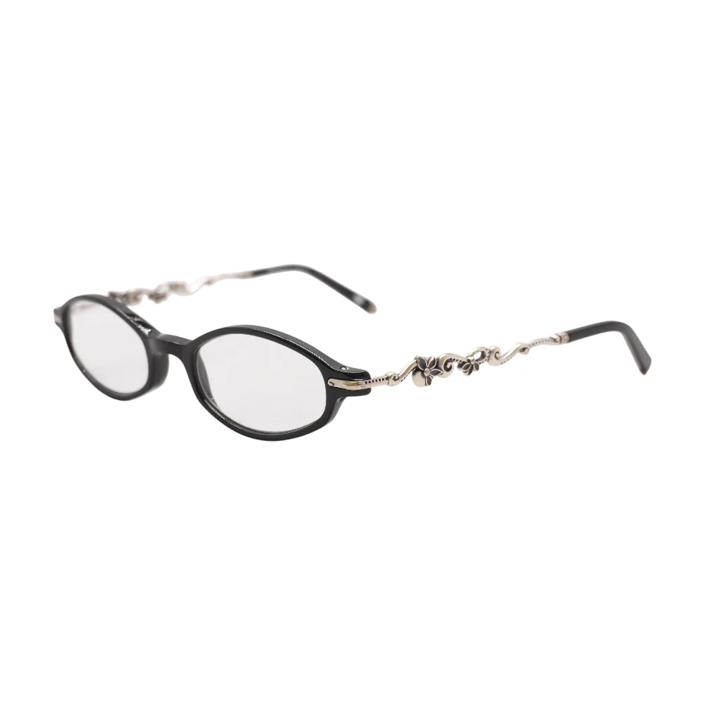 Black Alcott Oval Prescription Eyewear
