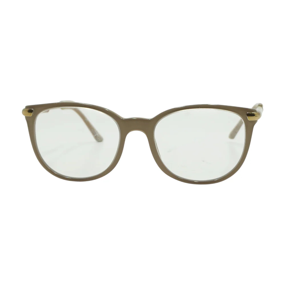 Beige Round Prescription Eyewear - Image 2