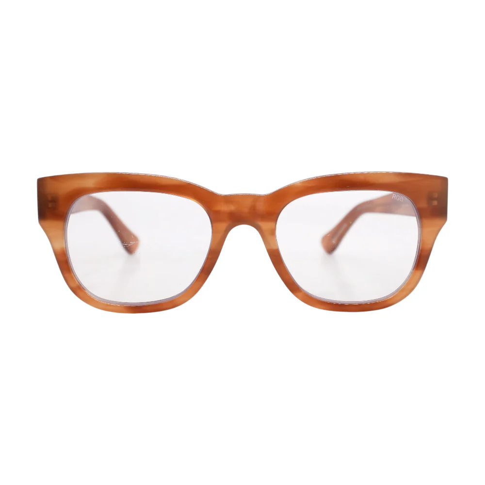 Brown Miklos Round Prescription Eyewear - Image 2