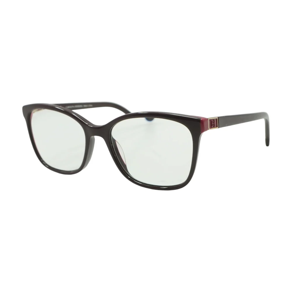 Burgundy VHE894K Square Prescription Eyewear
