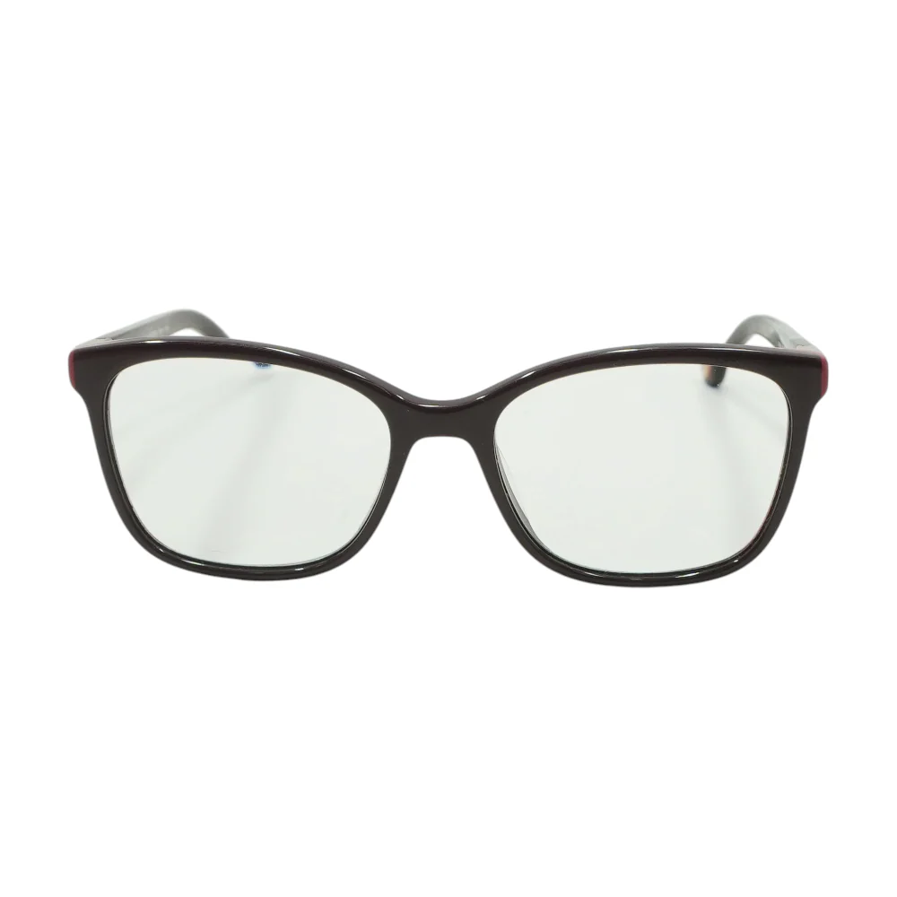 Burgundy VHE894K Square Prescription Eyewear - Image 2