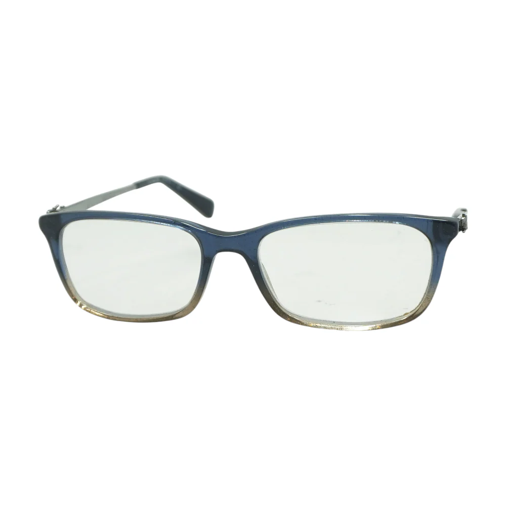 Navy Denim Taupe Glitter Gradient Rectangle Prescription Eyewear - Image 2