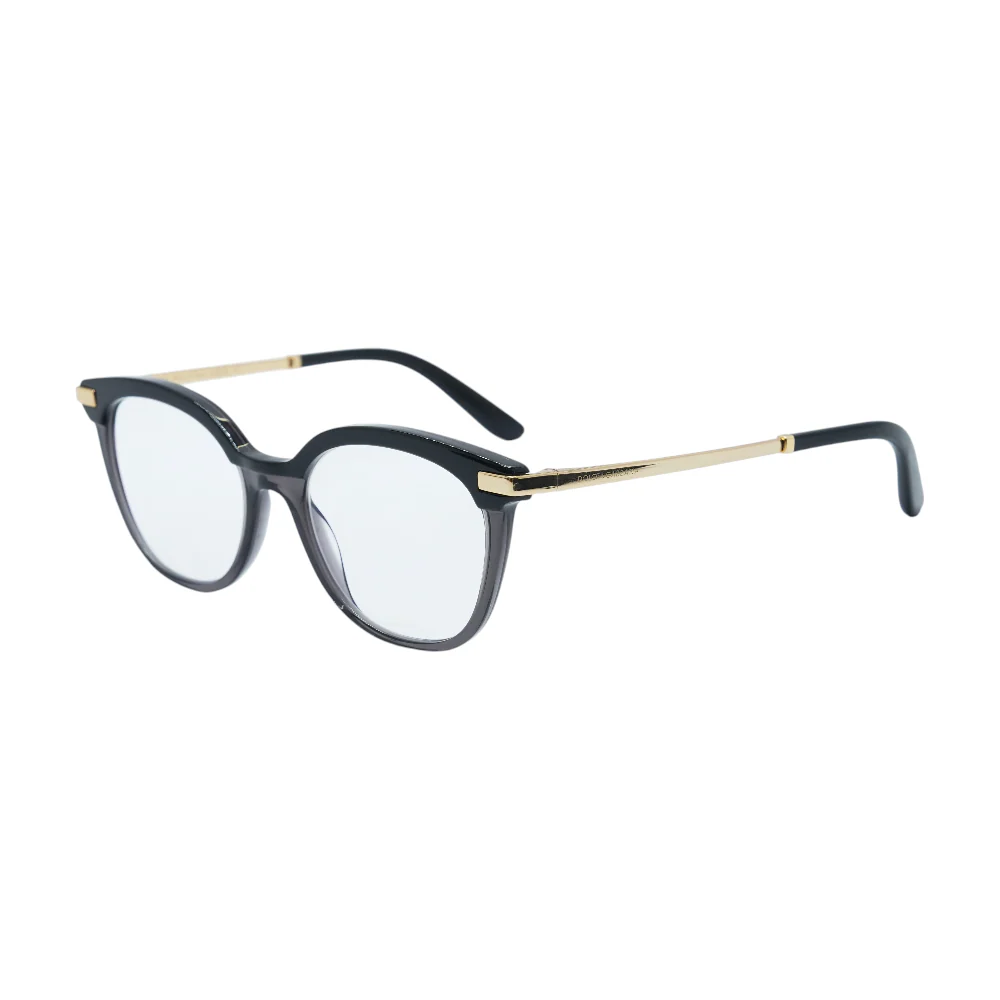 Black DG 3346 Round Prescription Eyewear