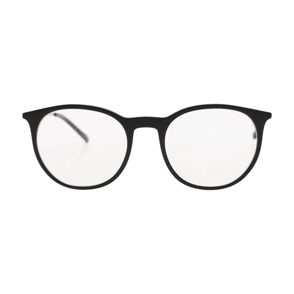 Black Round Prescription Eyewear - Image 2