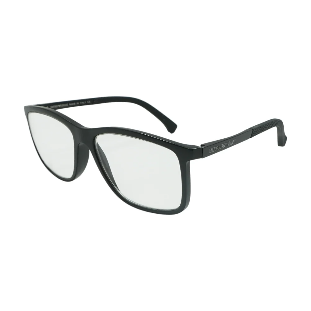 Black EA6043 Square Prescription Eyewear - Image 3