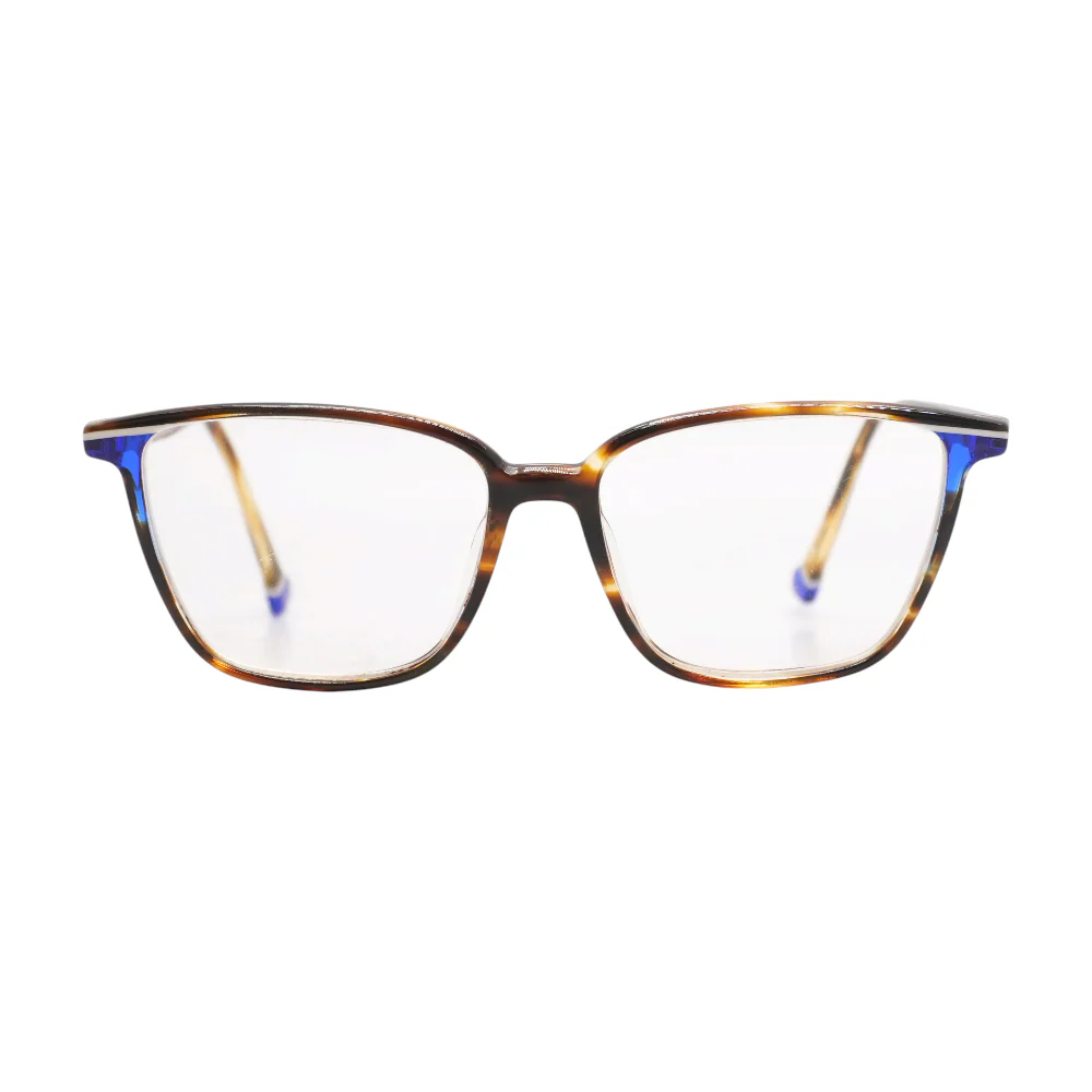 Tortoise Valentina Square Prescription Eyewear - Image 2