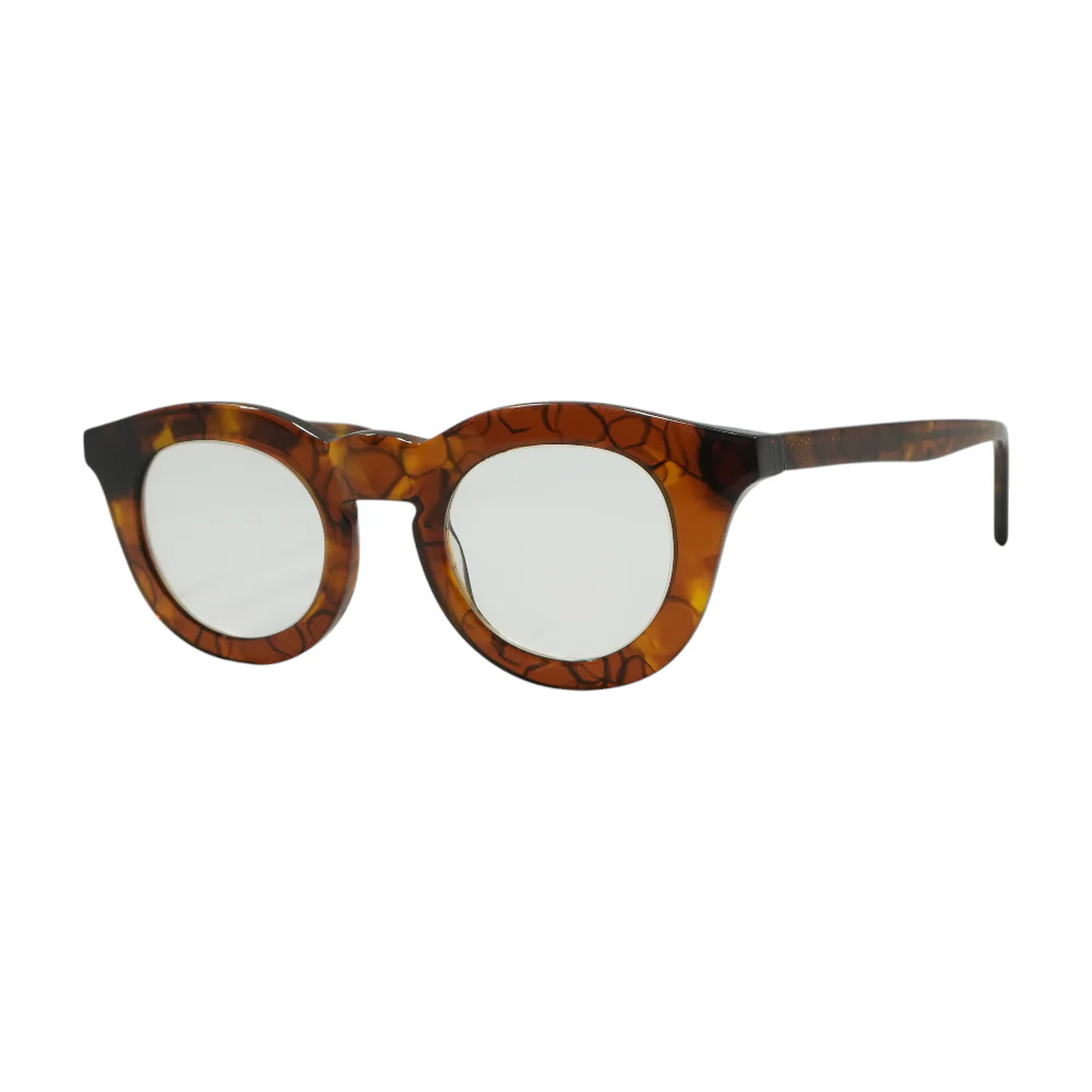 Brown Profuse Round Prescription Eyewear