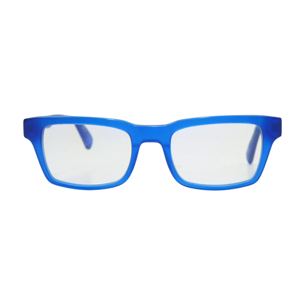 Blue Fare N Square Rectangle Prescription Eyewear - Image 2