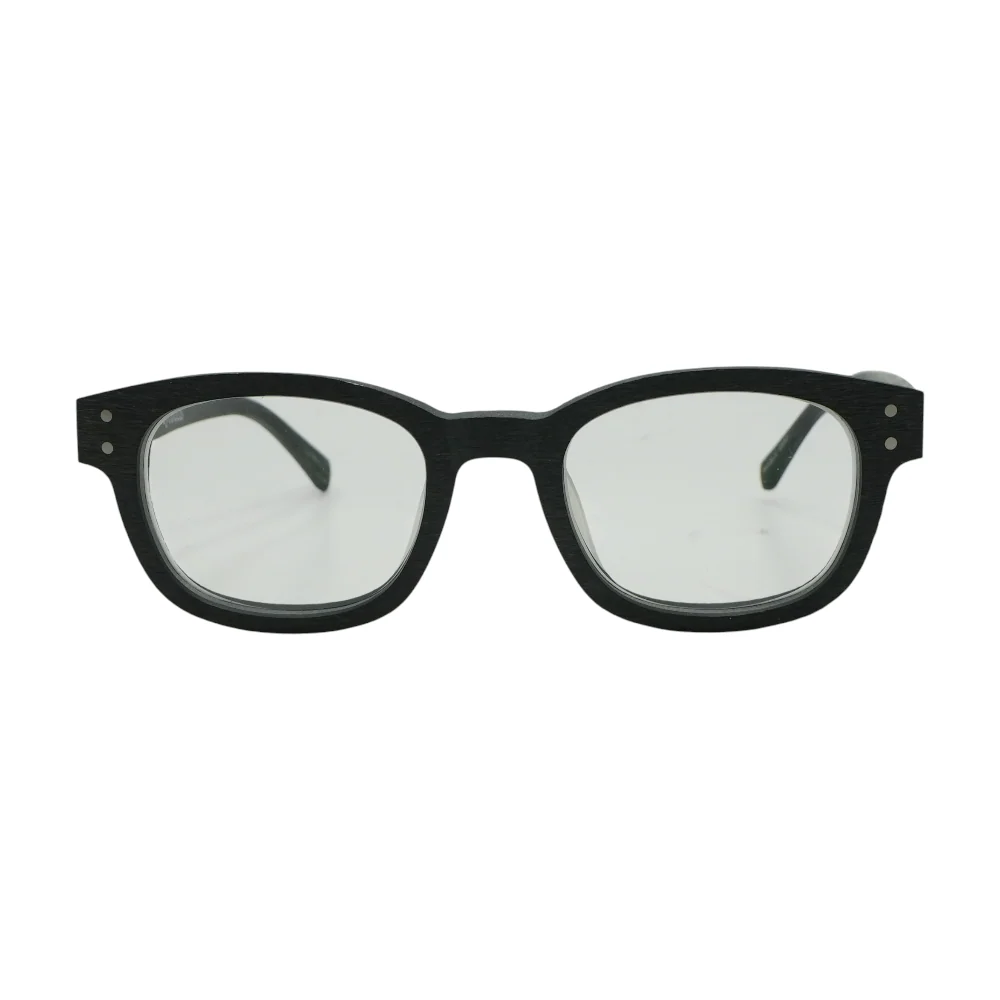 Charcoal Butch Round Prescription Eyewear - Image 2