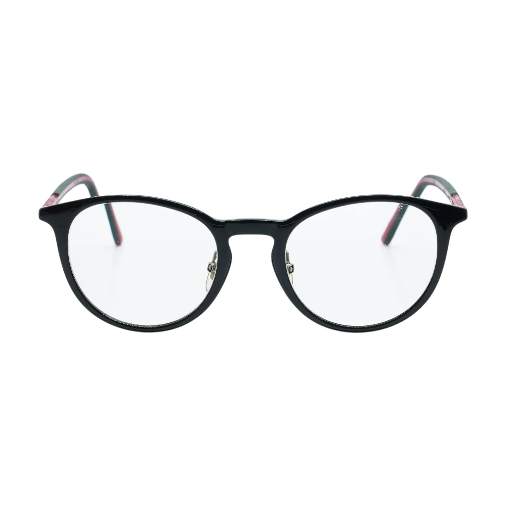 Black GG 1106/F Round Prescription Eyewear - Image 2