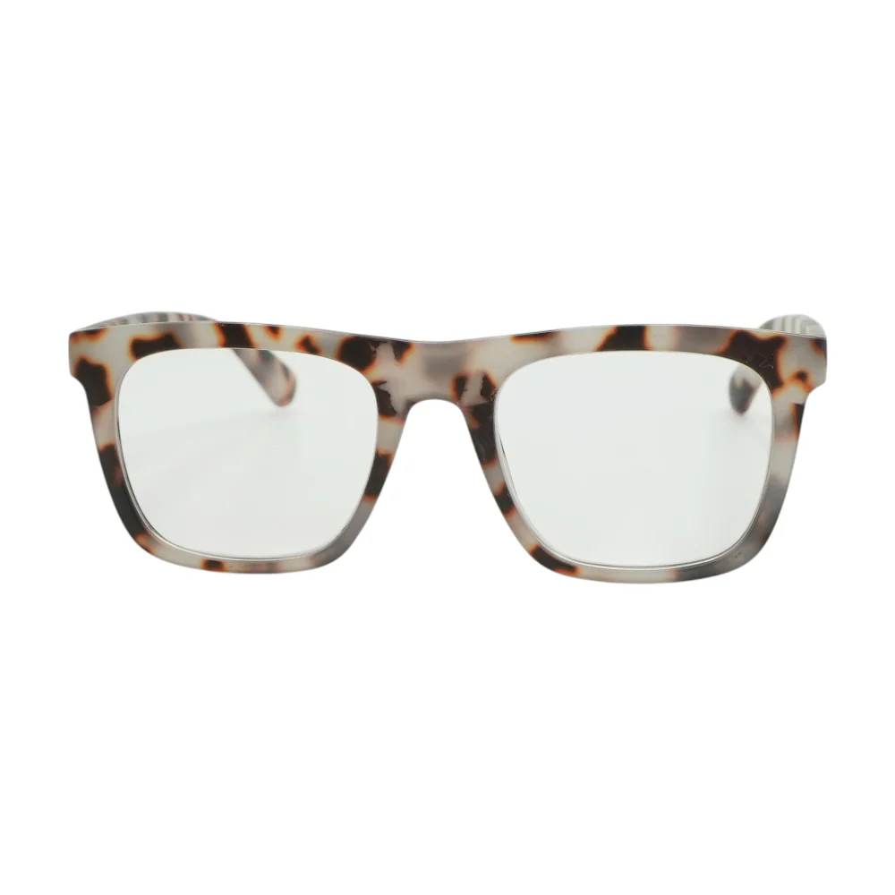 Tortoise Moat Square Prescription Eyewear - Image 2