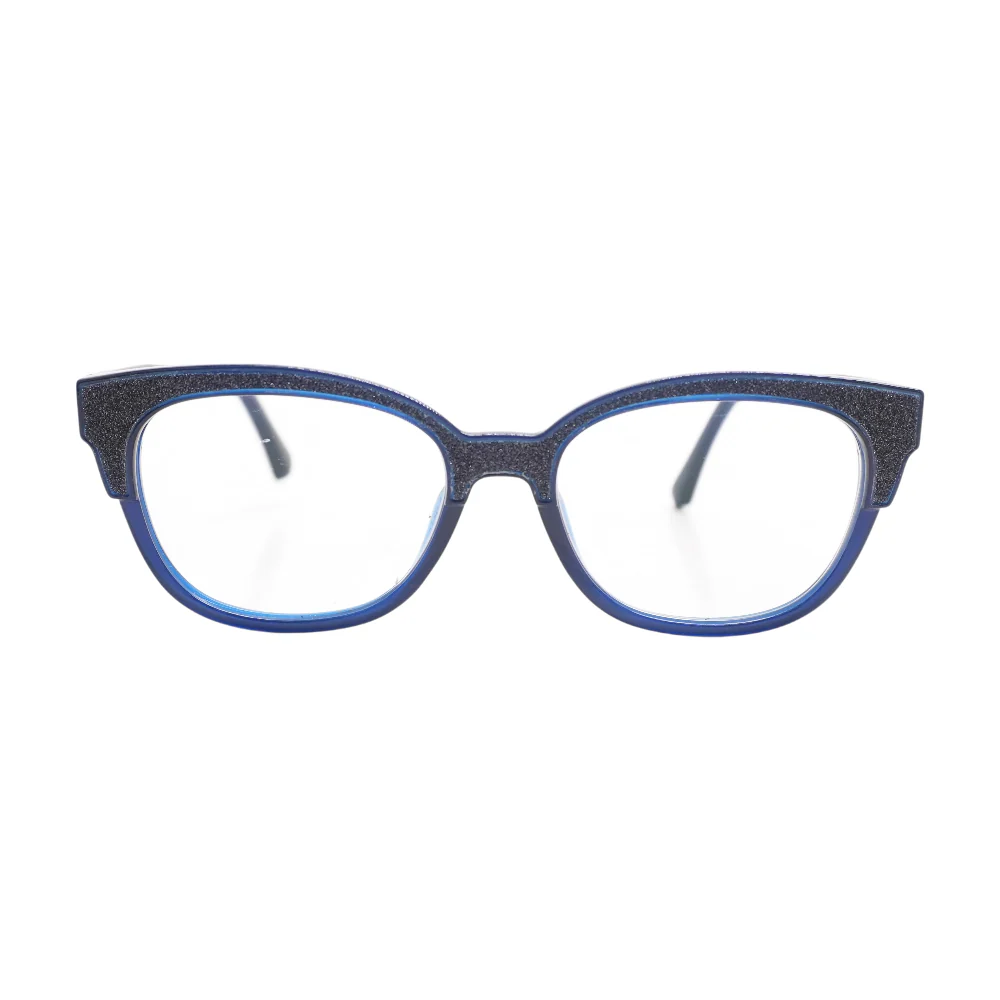 Navy JC177 Round Prescription Eyewear - Image 2
