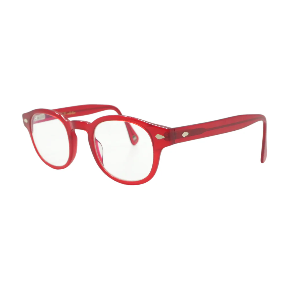 Red C6 Round Prescription Eyewear