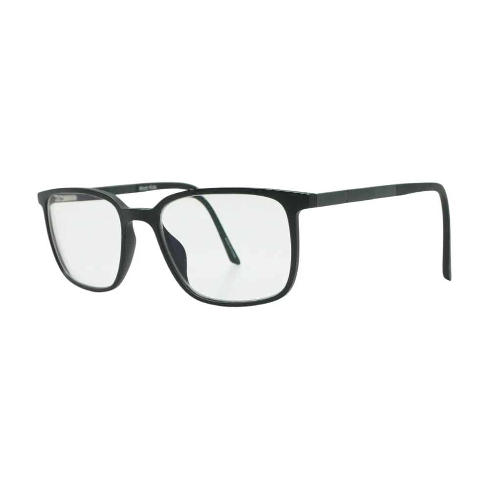 Black Modern Wander Rectangle Prescription Eyewear