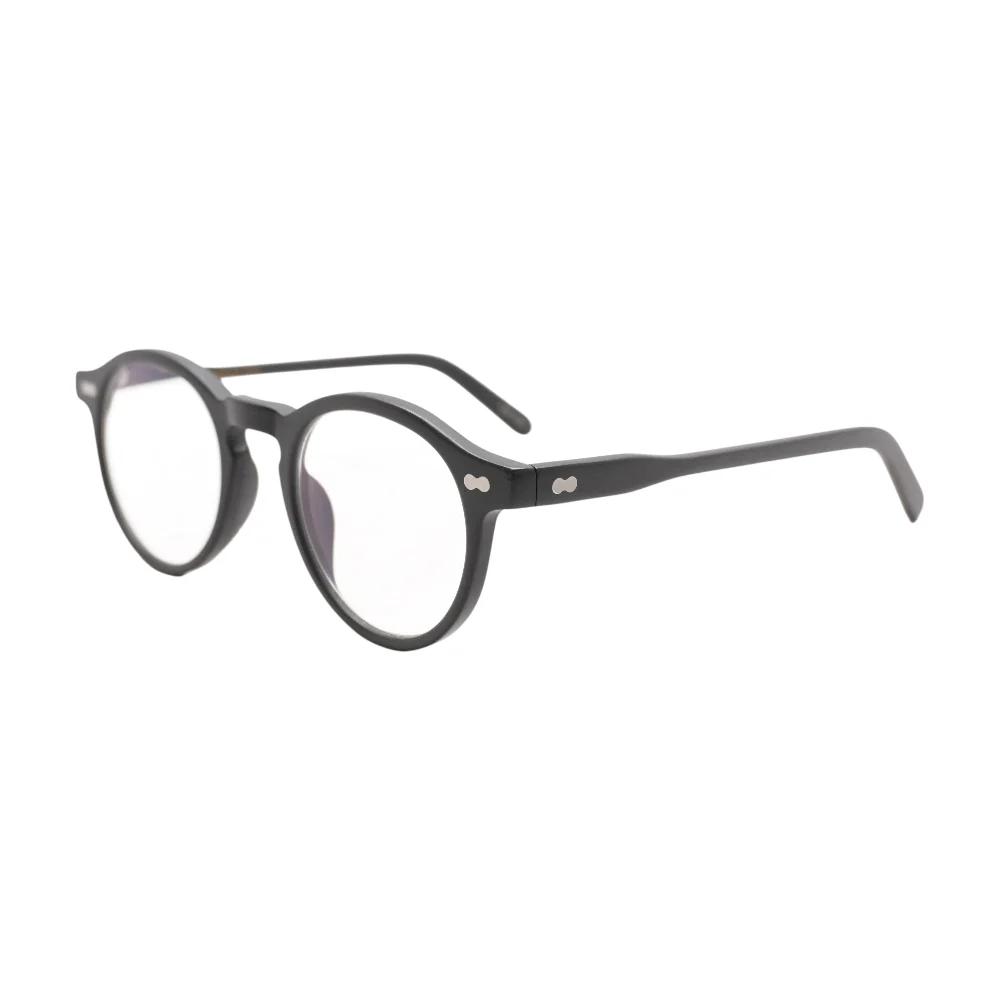 Black Miltzen Round Prescription Eyewear