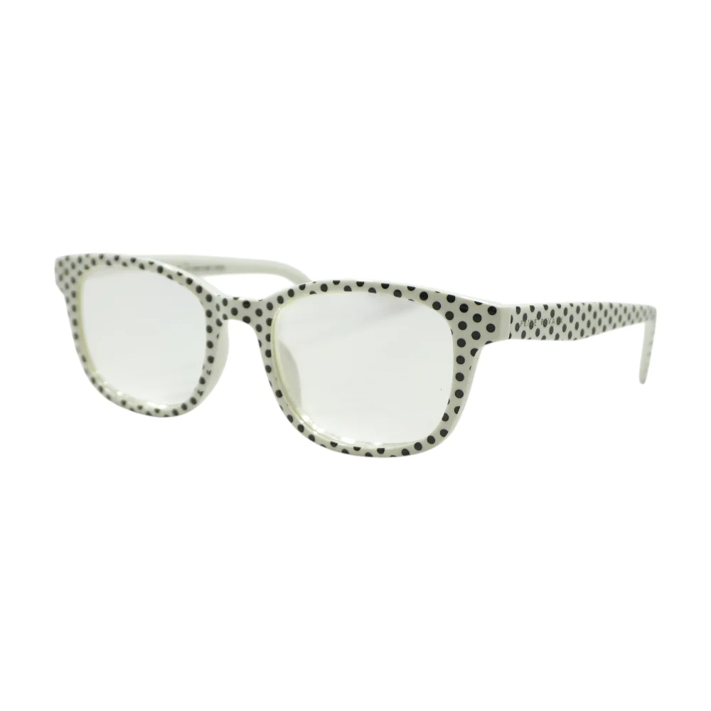 White The Willow Square Prescription Eyewear