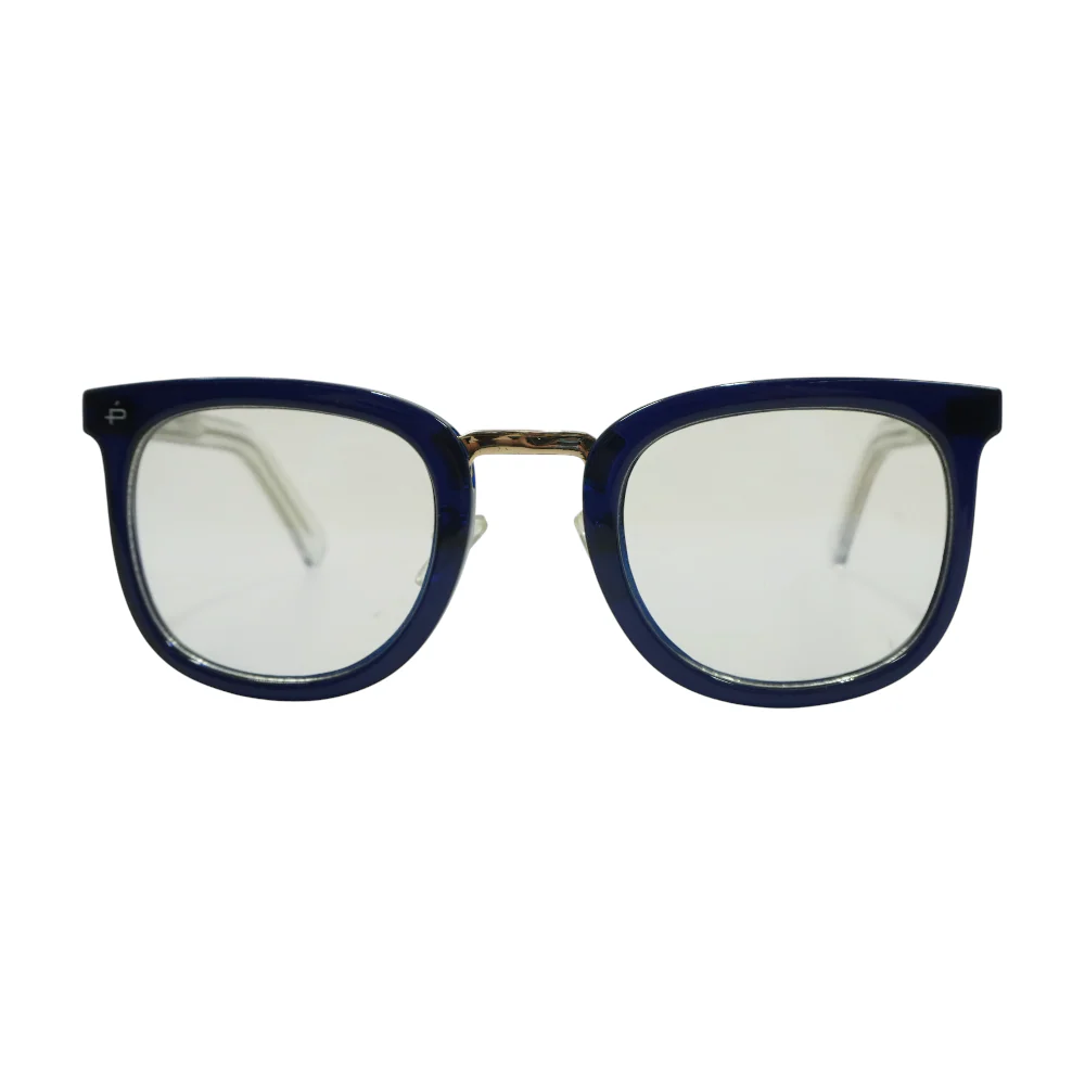 Navy The Alchemist Round Prescription Eyewear - Image 2